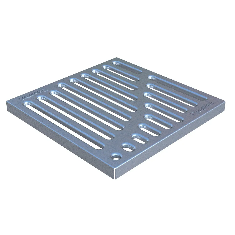 картинка РЕШЕТКА СТАЛЬНАЯ ШТАМПОВАННАЯ BASIC (ОЦИНКОВАННАЯ) К ДОЖДЕПРИЕМНИКУ от магазина Альфа Плейс