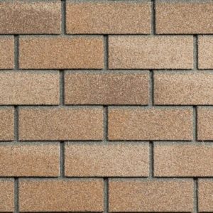 картинка Фасадная битумная плитка HAUBERK Песчаный кирпич от магазина Альфа Плейс