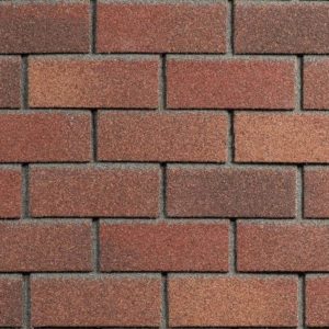 картинка Фасадная битумная плитка HAUBERK Терракотовый кирпич от магазина Альфа Плейс