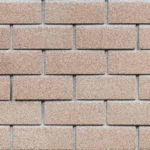 картинка Фасадная битумная плитка HAUBERK Античный кирпич от магазина Альфа Плейс